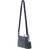 Ashwood Genuine Leather Crossbody Bag Navy: G-15