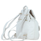 Ashwood Genuine Leather Compact Backpack White: Y-57