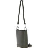 Elegant Crossbody Bucket Bag Khaki: 63386