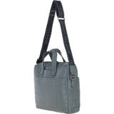 Brampton Leather Men's Laptop Bag Grey: 64547