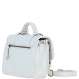 Stylish Ashwood Leather Large Satchel Bag White: Y-63