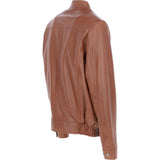 Ashwood Men's Genuine Leather Bomber Jacket Tan: AW-2255