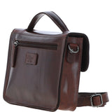 Ashwood Leather Medium Crossbody Satchel Bag Brandy: P-62