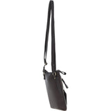 Authentic Ashwood Leather & Harris Tweed® Cloth Crossbody Bag Brown/Mcload: TW-29-01-BM