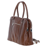 Large Leather Handbag Bridge/vt : Gina