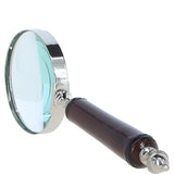 Luxuary Leather Handled Magnifying Glass Chestnut: LF-130