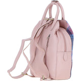 Ashwood Leather & Harris Tweed® Cloth Multi-Pocket Backpack Baby-pink/Pink: TW-66-15-BP