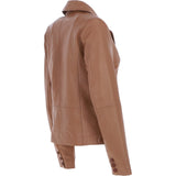 Ashwood Leather Women's Two Button Tan Blazer: 10157