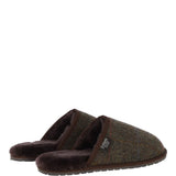 Fenland Classic Mens Slippers Tweed: Duke