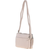 Ashwood Leather Crossbody X Shoulder Bag Mushroom: Sterling