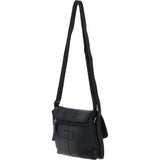 Elegant Ashwood Leather Crossbody Bag Black: M-82