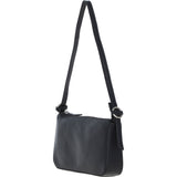 Ashwood Leather Plain Shoulder Bag Black: LB-6278