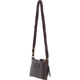 Ashwood Genuine Leather Crossbody Bag Brandy: G-15