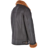 Sheepskin Flying Jacket Brn/dk Ginger: NV 47