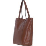 Ashwood Leather Shoulder Bag with Detachable Pouch 2 Tone Tan: 64454
