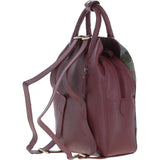 Ashwood Leather & Harris Tweed® Cloth Multi-Pocket Backpack Wine/Mcload: TW-66-17-WM