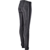 Skinny Fit Leather And Lycra Leggings Black: LEATHER LEGGINGS