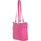 Ashwood Elegant Leather Tote Bag Hot Pink: Oxford