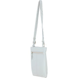 Ashwood Leather Smart Tab Cross Body Bag Ice Grey: 63621/Tab
