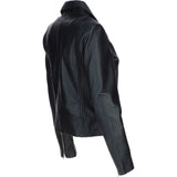 Brampton Leather ladies Biker Jacket Black: L-MB131