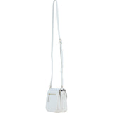 Ashwood Elegant Leather Crossbody Bag with Twist Lock White: Y-52