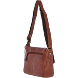 Vintage Leather Cross Body Shoulder Bag Honey – G22