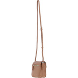 Ashwood Elegant Leather Crossbody Bag with Twist Lock Butterscotch: Y-52
