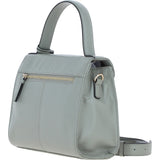 Elegant Ashwood Leather Handbag with Detachable Crossbody Strap Sage: 64731