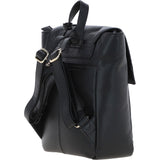 Ashwood Real Leather Flapover Backpack Black: 64257
