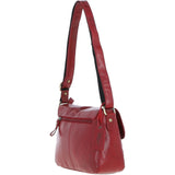 Vintage Leather Cross Body Shoulder Bag Red – G22