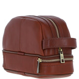 Ashwood Leather Men's Zip Washbag Tan: PL-41