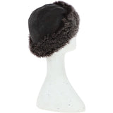 Ladies Vintage Curly Luxury Sheepskin  Hat Brown/Brissa: CURL HAT