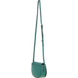 Real Leather Saddle Crossbody Bag Ever Green: 63753