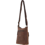 Vintage Equestrian Leather Handbag Mud/brown: worcester