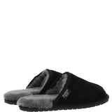 Fenland Classic Mens Slippers Black: Duke