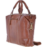 Leather Vintage Laptop Work Bag Tan : G-34