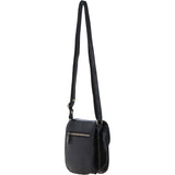 Ashwood Small Leather Crossbody Bag Black: V-80