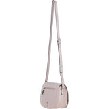 Ashwood Leather Crossbody Bag with Twist Lock Beige: 64787