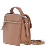 Compact Ashwood Handbag with Detachable Crossbody Strap Butterscotch: Y-54