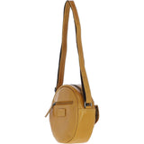 Ashwood Leather Round Crossbody Bag Mustard: P-66