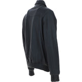 Real Leather Bomber Jacket With Brando Collar Black: Prime Bomber