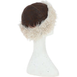 Ladies Vintage Curly Luxury Sheepskin Hat Brown/Cream: CURL HAT