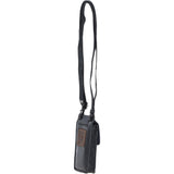 Exquisite Ashwood Leather Smartphone Bag Black: F-89