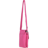 Ashwood Leather Smartphone Crossbody Bag Hot Pink: York