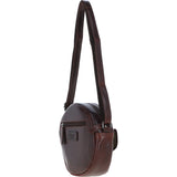 Ashwood Leather Round Crossbody Bag Brandy: P-66