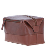 Mens Leather Washbag Chestnut: Milo