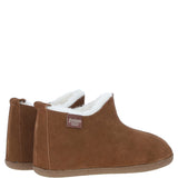 Fenland Classic Suede Sheepskin Bootie Slippers Chestnut: DARWIN