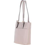 Elegant Shoulder Bag with Adjustable Straps Beige: 64562