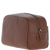 Gabicci Leather Washbag With Striped Tan: GB-64953