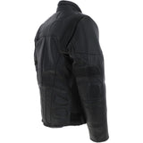 Mens Fashion Cowhide Leather Jacket Black: BIKER 220